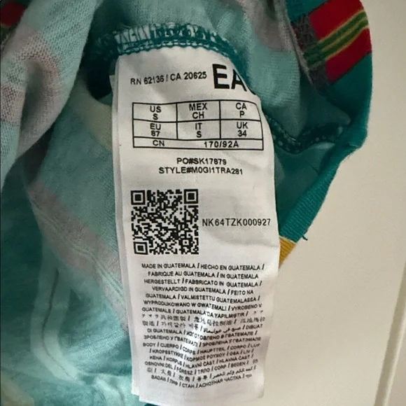 Vintage GUESS Vibrant Striped Short Sleeve Tee - Picture 4 of 6